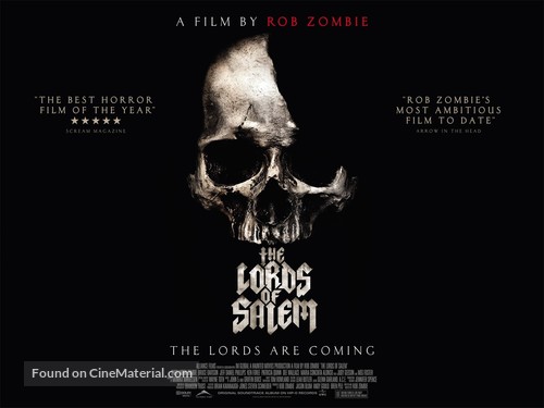 The Lords of Salem - British Movie Poster