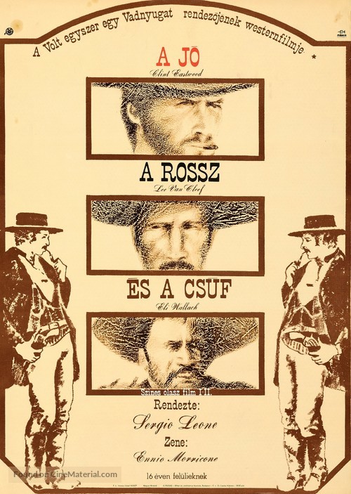 Il buono, il brutto, il cattivo - Hungarian Movie Poster