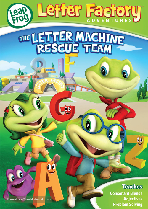 Leap Frog Letter Factory Adventures: The Letter Machine Rescue Team - DVD movie cover