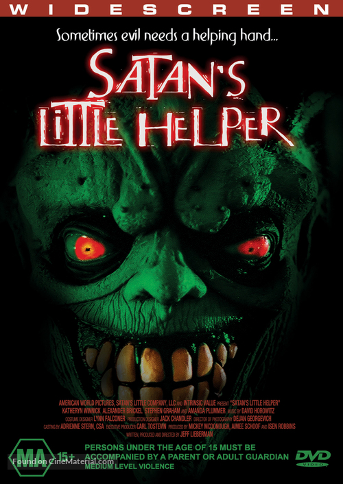 Satan&#039;s Little Helper - Australian DVD movie cover