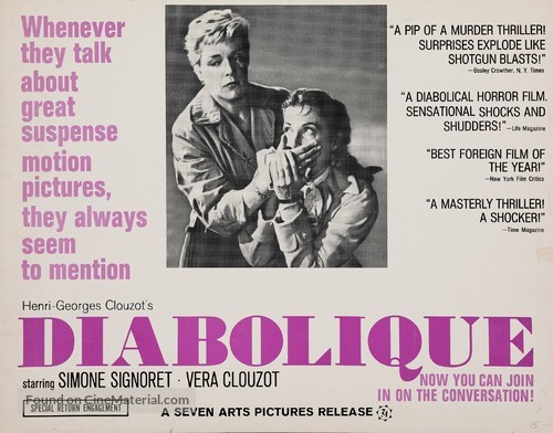 Les diaboliques - Re-release movie poster