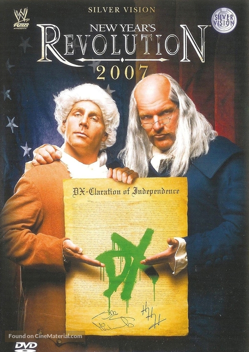 WWE New Year&#039;s Revolution - DVD movie cover
