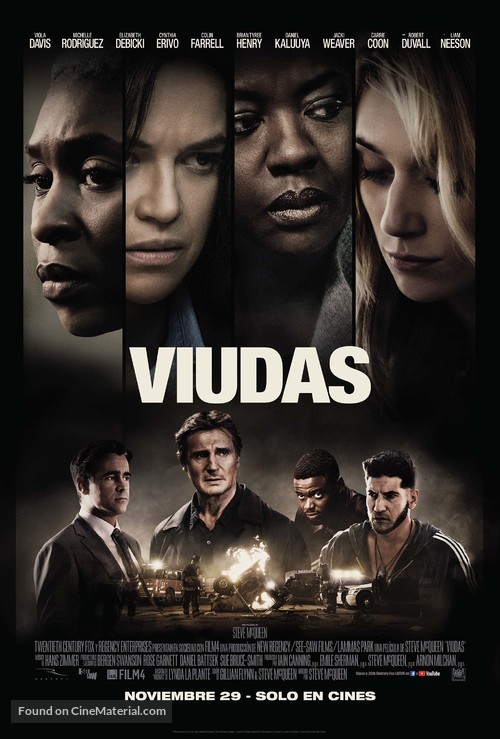 Widows - Argentinian Movie Poster