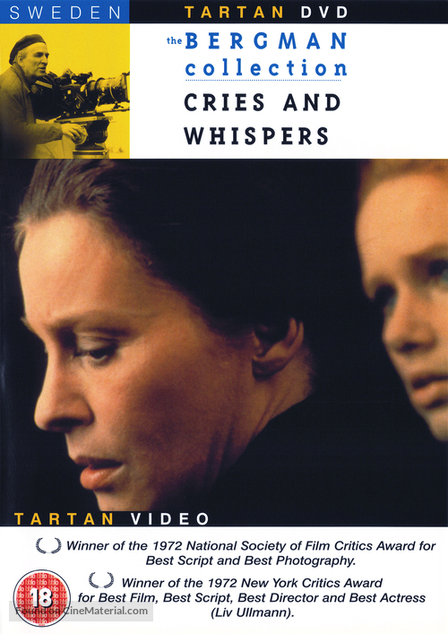 Viskningar och rop - British DVD movie cover