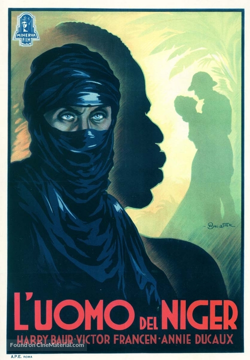 Homme du Niger, L&#039; - Italian Movie Poster