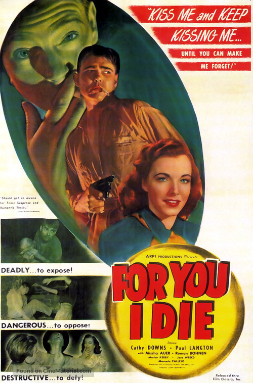 For You I Die - Movie Poster