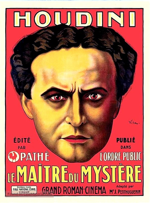 The Master Mystery - French Movie Poster
