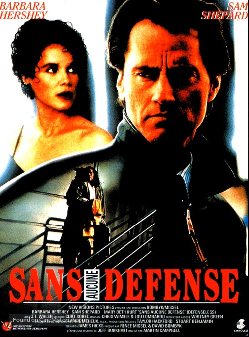 Defenseless - French Movie Poster