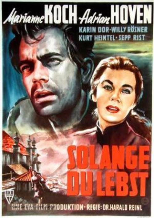 Solange du lebst - German Movie Poster