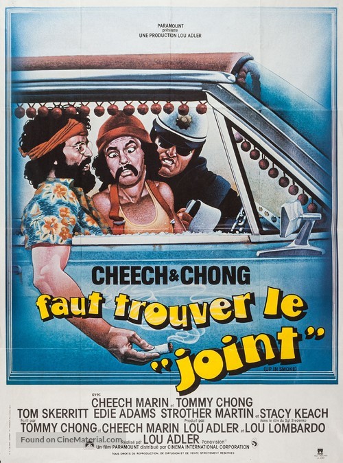 Up in Smoke - French Movie Poster
