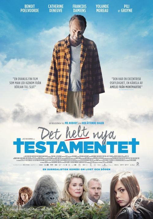 Le tout nouveau testament - Swedish Movie Poster