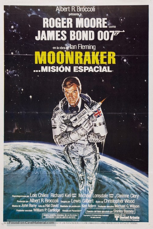 Moonraker - Argentinian Movie Poster