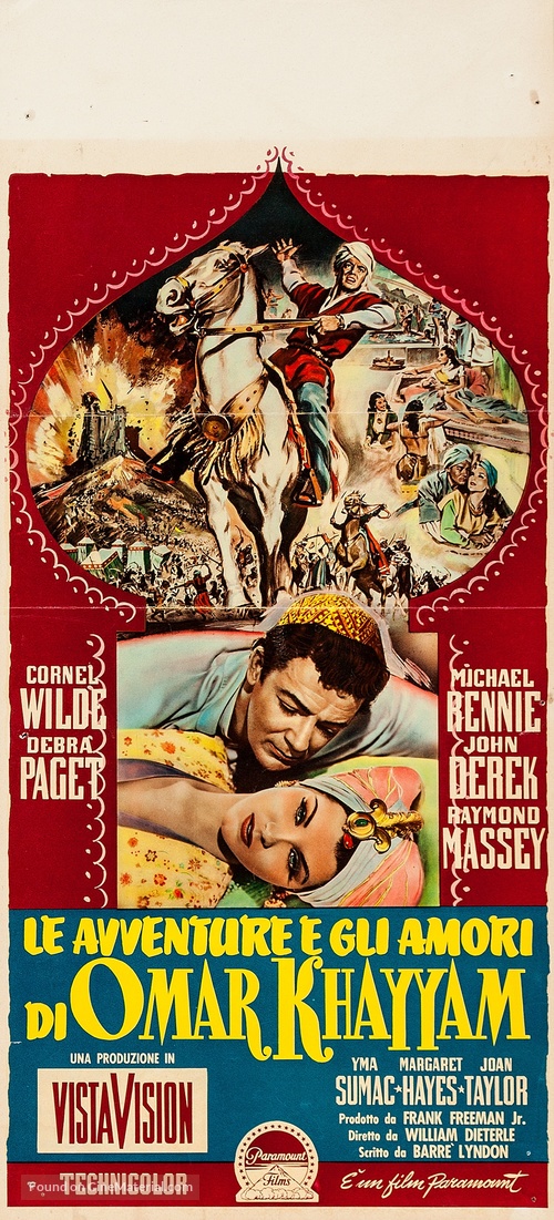 Omar Khayyam - Italian Movie Poster