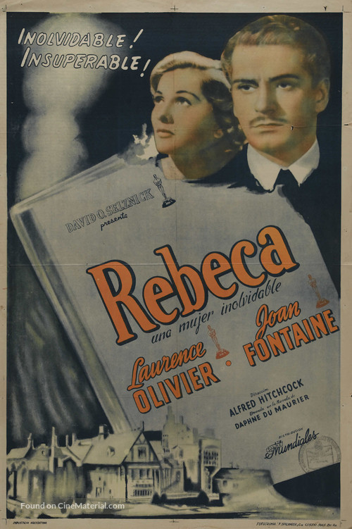 Rebecca - Argentinian Movie Poster