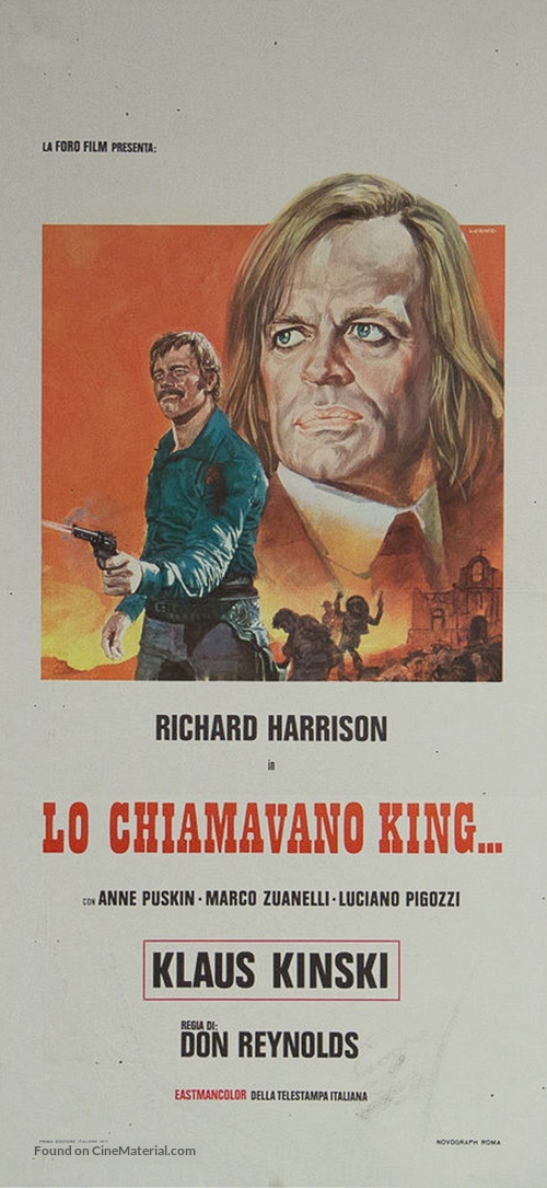 Lo chiamavano King - Italian Movie Poster