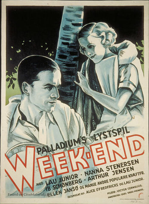 Week-end - Danish Movie Poster