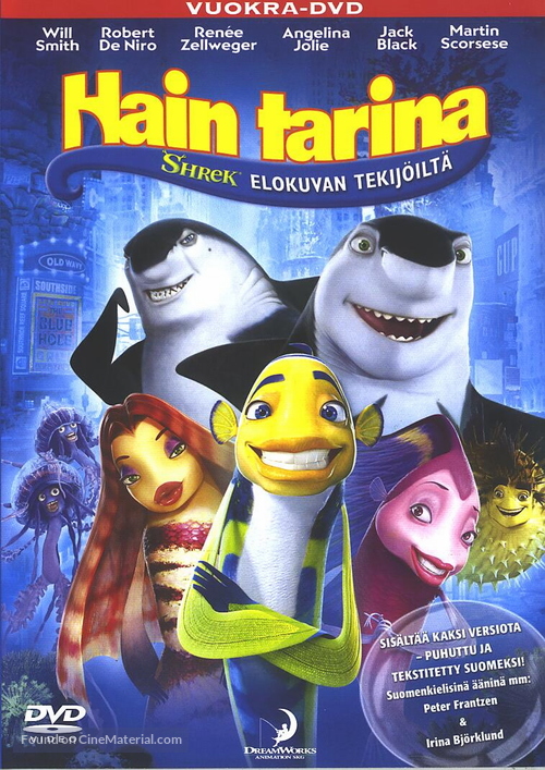 Shark Tale - Finnish DVD movie cover