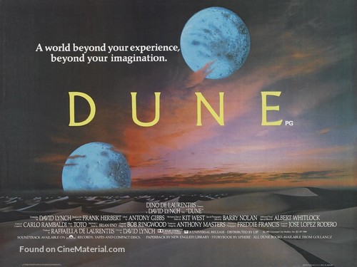Dune - British Movie Poster