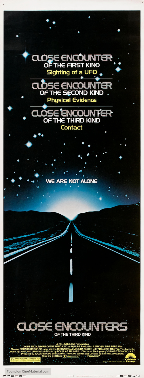 Close Encounters of the Third Kind - Movie Poster