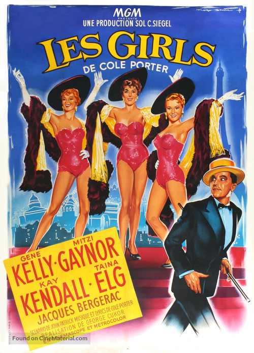 Les Girls - French Movie Poster