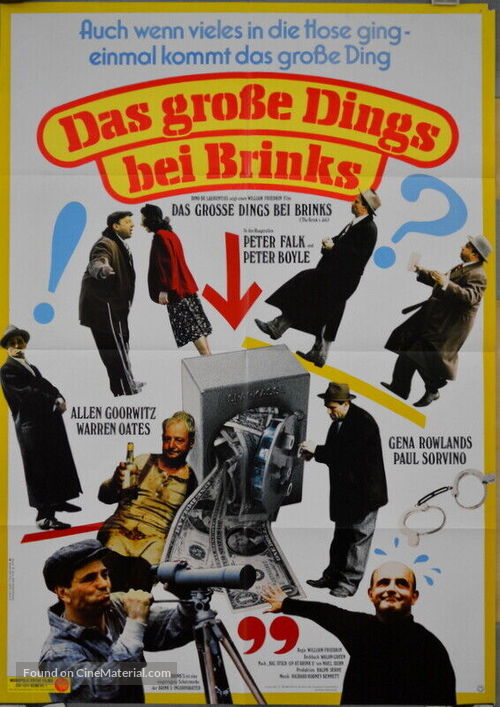 The Brink&#039;s Job - German Movie Poster