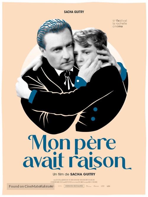 Mon p&egrave;re avait raison - French Re-release movie poster