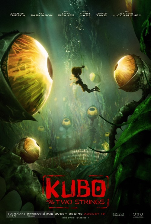 Kubo and the Two Strings - Movie Poster