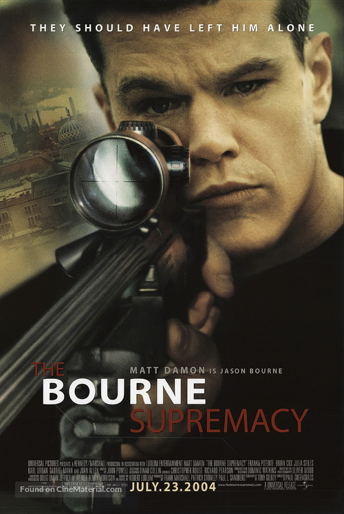 The Bourne Supremacy - Movie Poster