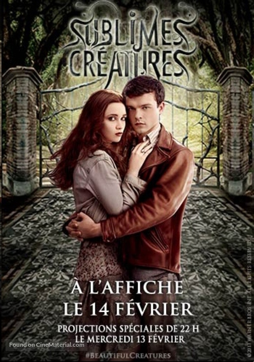 Beautiful Creatures - French Movie Poster