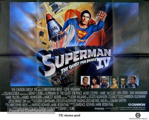Superman IV: The Quest for Peace - British Movie Poster