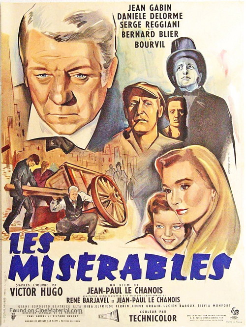 Les Mis&eacute;rables - French Movie Poster