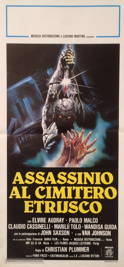 Assassinio al cimitero etrusco - Italian Movie Poster