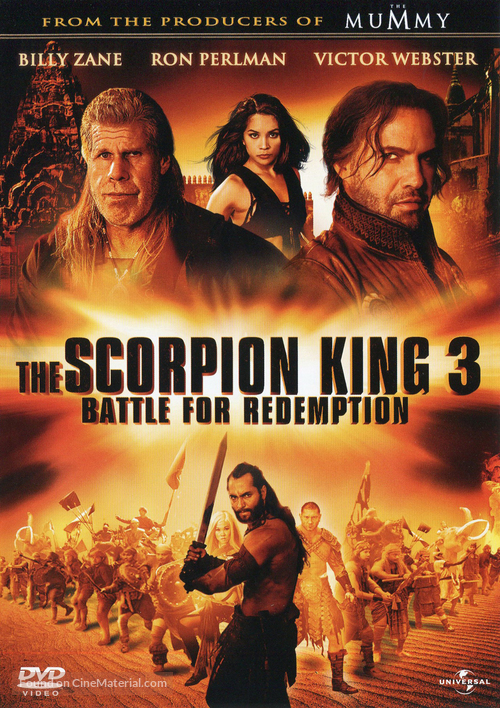 The Scorpion King 3: Battle for Redemption - DVD movie cover