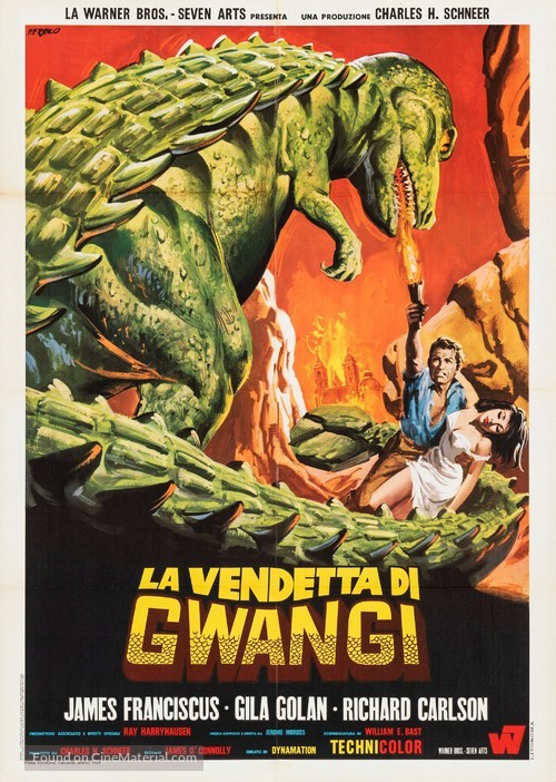 The Valley of Gwangi - Italian Movie Poster