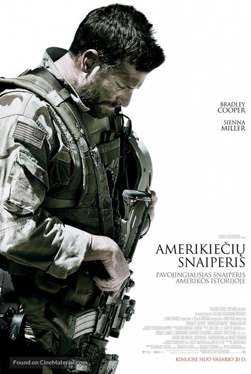 American Sniper - Lithuanian Movie Poster