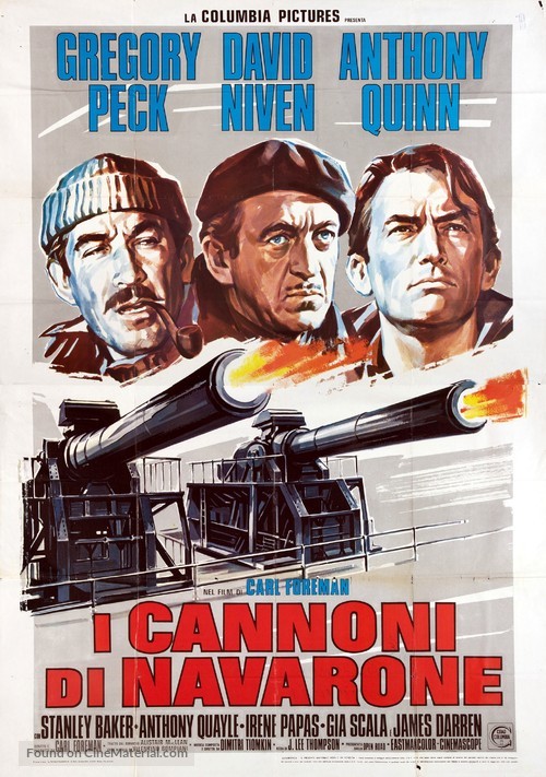 The Guns of Navarone - Italian Movie Poster