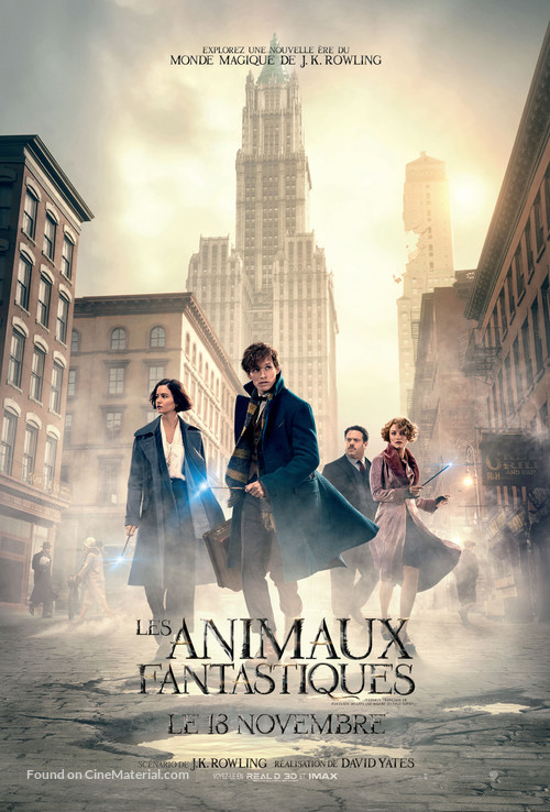 Fantastic Beasts and Where to Find Them - Canadian Movie Poster