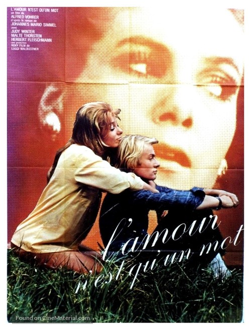 Liefde is slechts een woord - French Movie Poster