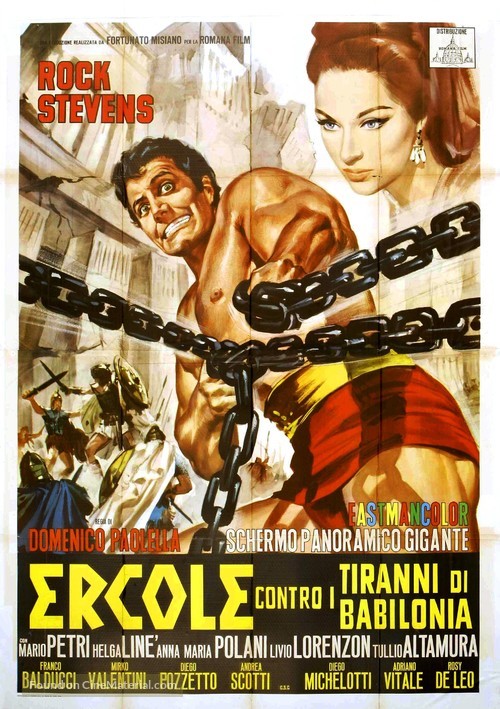 Ercole contro i tiranni di Babilonia - Italian Movie Poster
