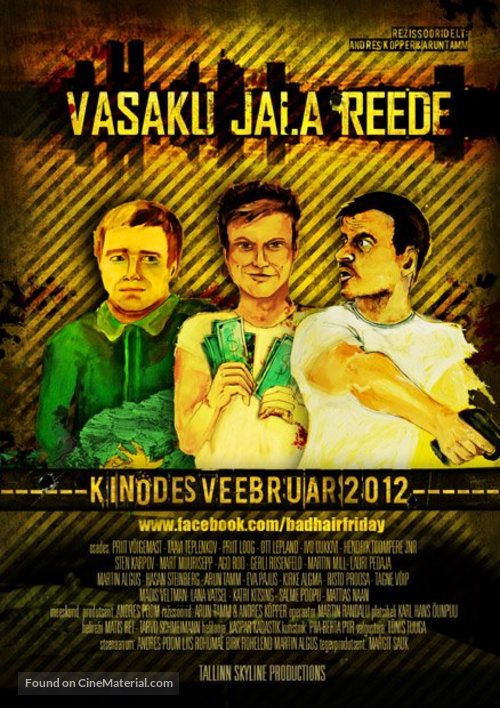 Vasaku jala reede - Estonian Movie Poster