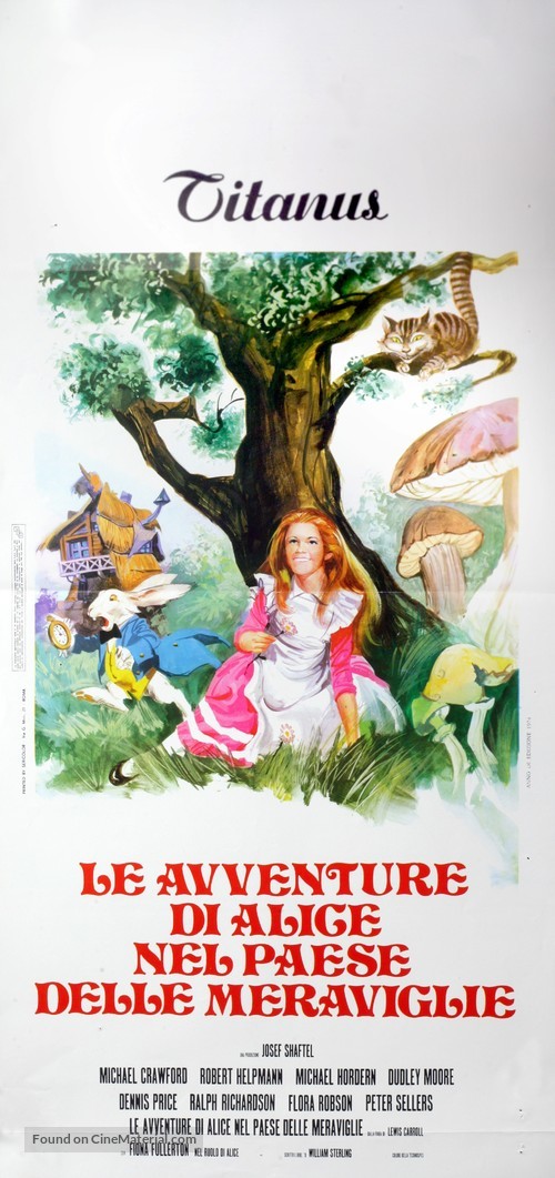 Alice&#039;s Adventures in Wonderland - Italian Movie Poster