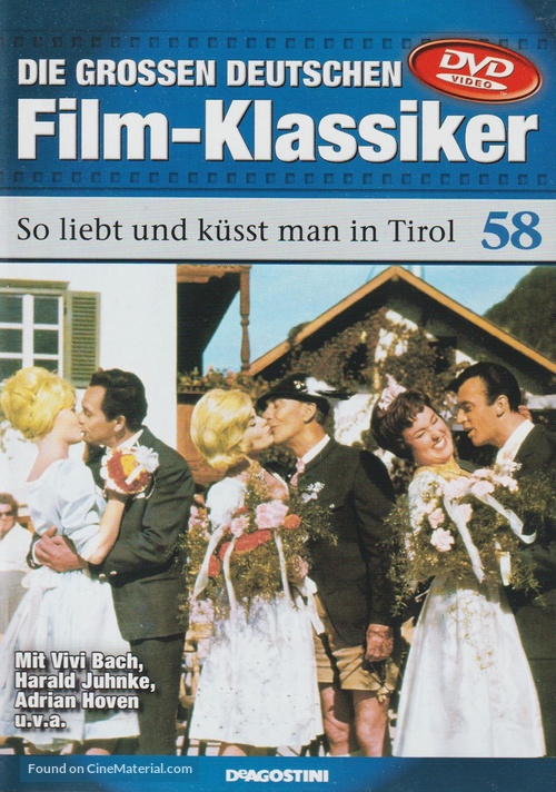 So liebt und k&uuml;sst man in Tirol - German DVD movie cover