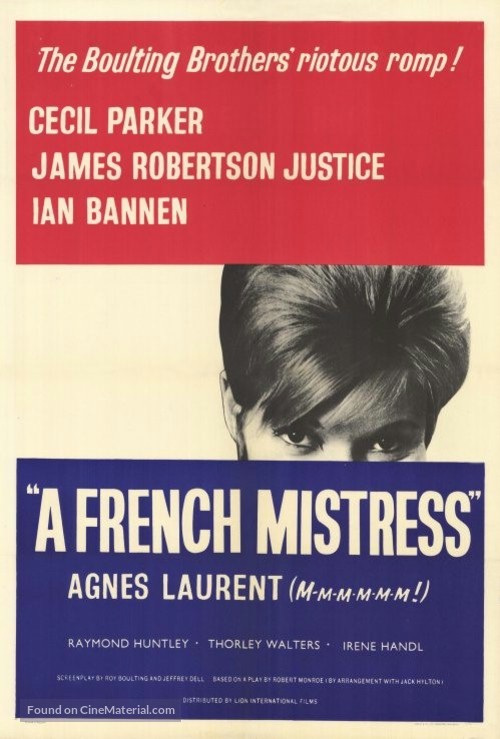 A French Mistress - British Movie Poster