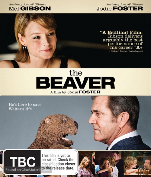 The Beaver - Australian Blu-Ray movie cover