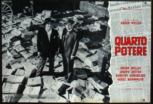 Citizen Kane - Italian Movie Poster