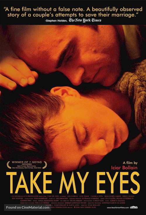 Take My Eyes - Movie Poster