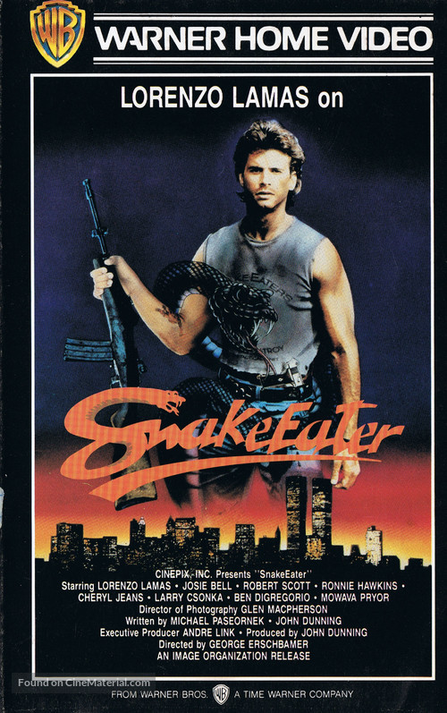 Snake Eater - Finnish VHS movie cover