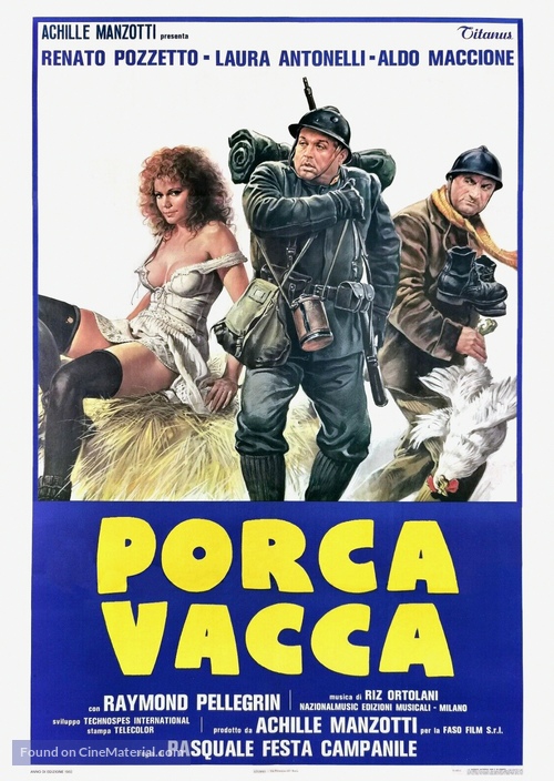 Porca vacca - Italian Movie Poster
