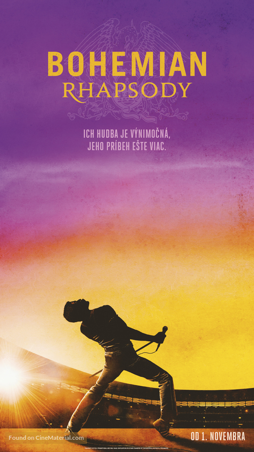 Bohemian Rhapsody - Slovak Movie Poster