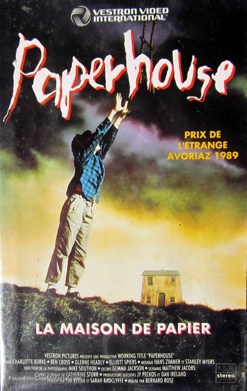 Paperhouse - French VHS movie cover